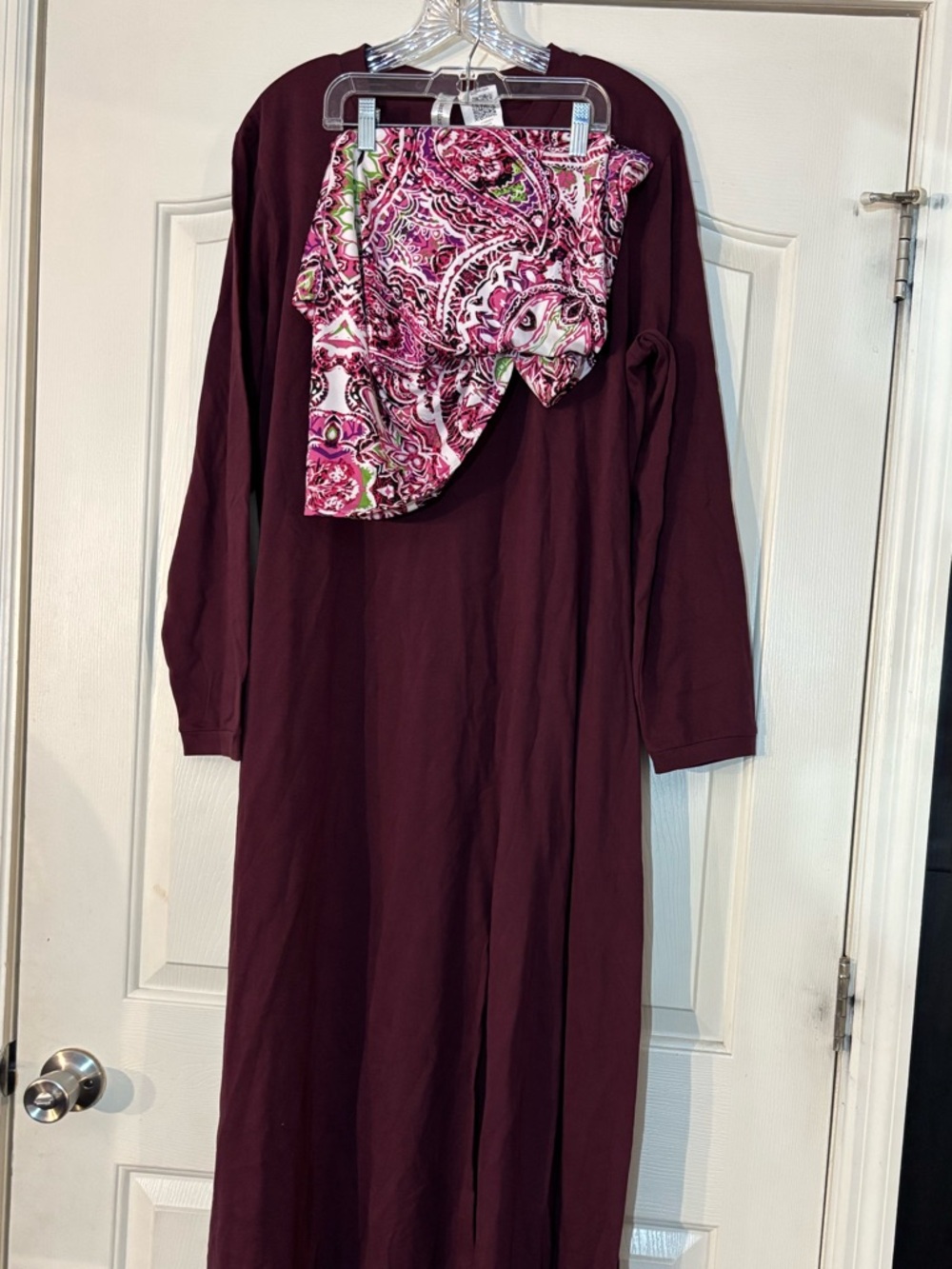 2 Piece Abaya & Scarf Set